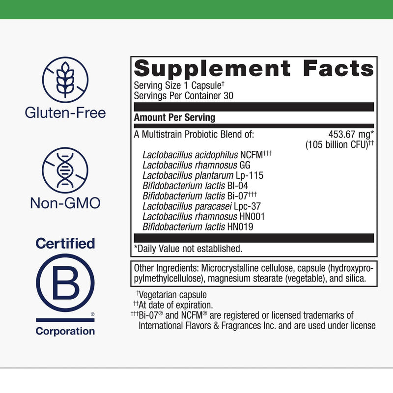 Metagenics UltraFlora BiomePro Probiotic – 105B CFU, 8 Strains, Shelf-Stable