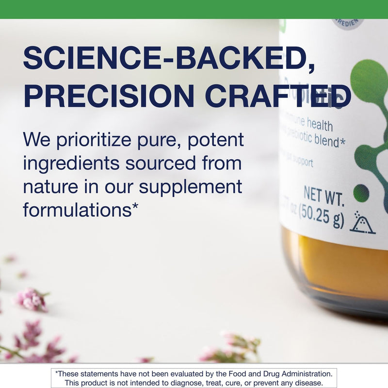 Metagenics UltraFlora Synergy Probiotic & Prebiotic Powder – L. acidophilus NCFM & B. lactis Bi‑07 – Gluten-Free 1.77 oz