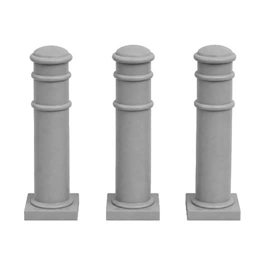 OO Scale Ready to Paint Metal Bollard (10 pack)