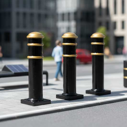 OO Scale Ready to Paint Metal Bollard (10 pack)
