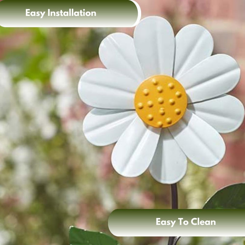 45cm Daisy Wind Spinner Garden Stake Ornament