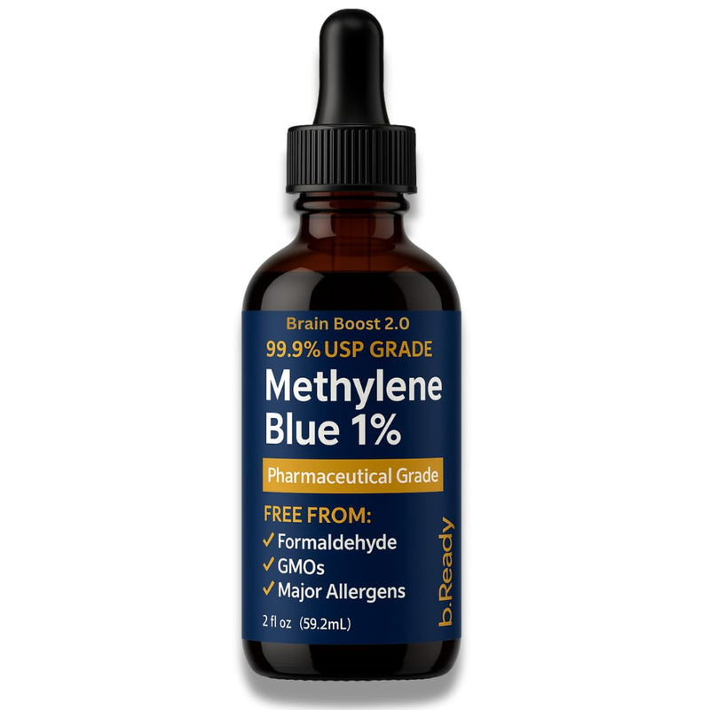 Methylene Blue 1% USP Drops – Lab-Tested, 2 fl oz (60 mL)