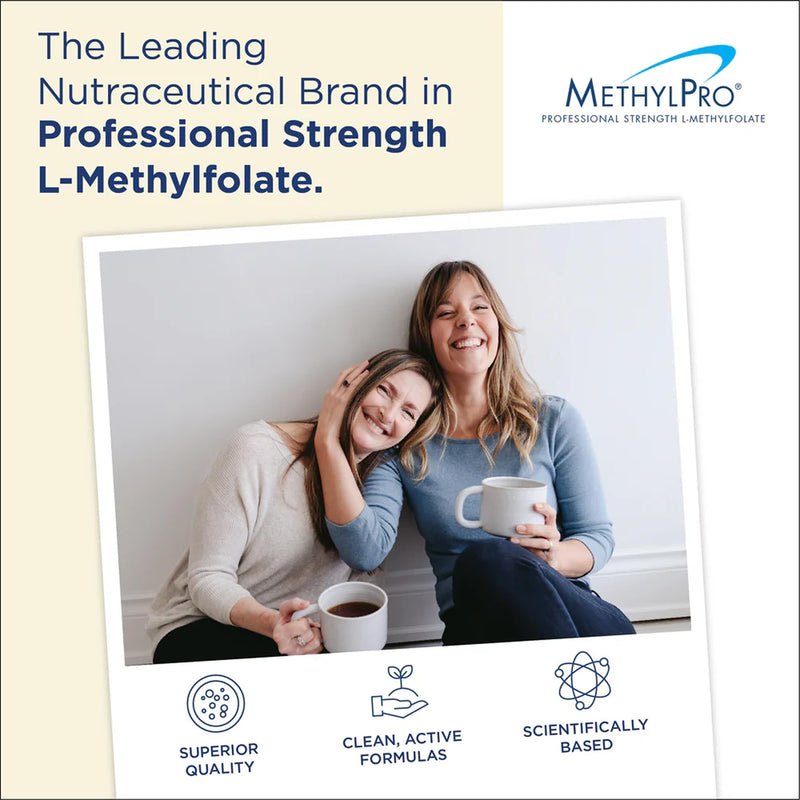 MethylPro B-Complex + L-Methylfolate 15 mg | Vegan B Vitamin Complex for Energy & Nerve Support