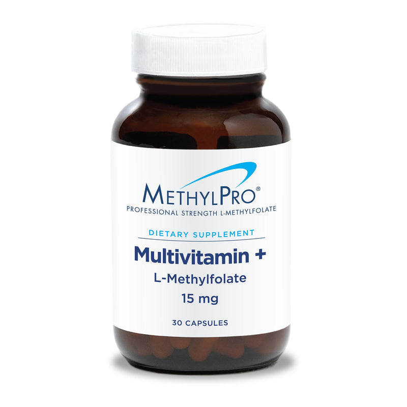 MethylPro Multivitamin + 15 mg Methylfolate – Iron-Free Multivitamin, 30 Capsules
