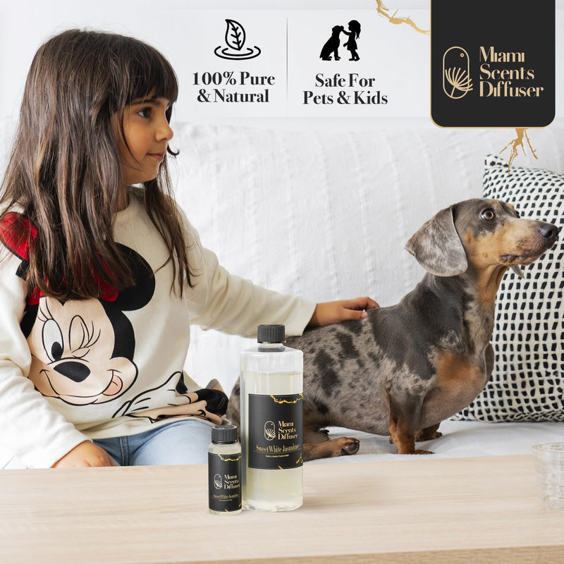 Sweet White Jasmine Diffuser Oil — Hotel-Inspired Luxury | Miami Scents Diffuser
