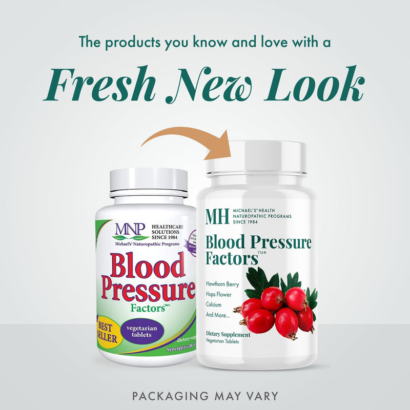 Michael's Blood Pressure Factors – 180 Vegetarian Tablets | Fluid Balance Support, Kosher & Gluten-Free