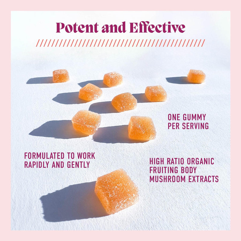 Microjoy Concentrate Gummies – Focus, Memory & Mood Support | Lemon Flavor (Vegan, Non-GMO, Gluten-Free) | 30 Servings