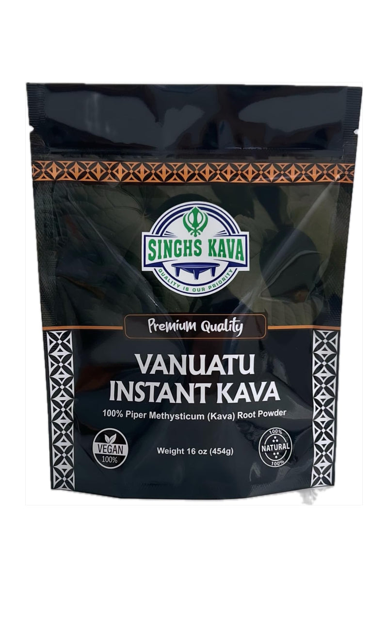 Micronized Instant Kava Powder (Vanuatu Borongoru, 16oz)
