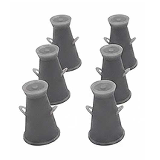 O Scale Ready to Paint Milk Churn - Style 2 (6 pack)