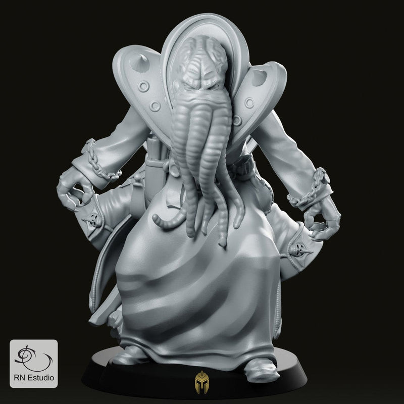 Mind Flayer Miniature Illithid Psychic Tentacled Monster