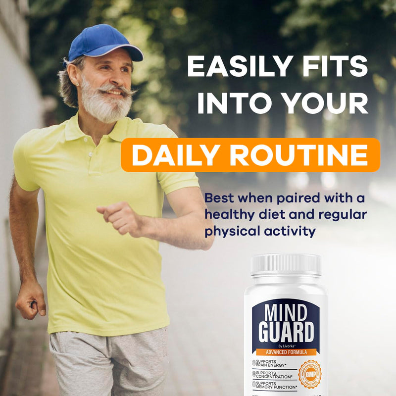 Mind Guard Brain Supplement - Advanced Memory & Focus Support | 60 Capsules