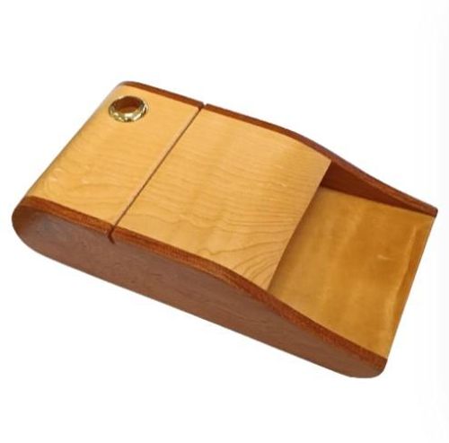 Miniature Light Brown Notepad & Pen Holder Solid wood IMP306 - InStock