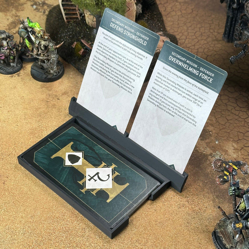 Mission Deck Card Stand & Holder