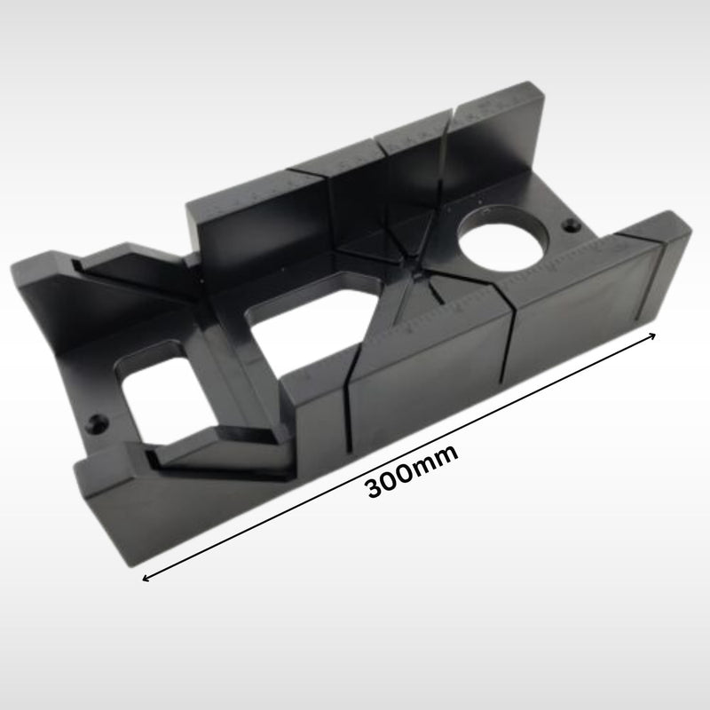 12 Inch Mitre Box with 45° & 90° Cutting Guide for Woodworking