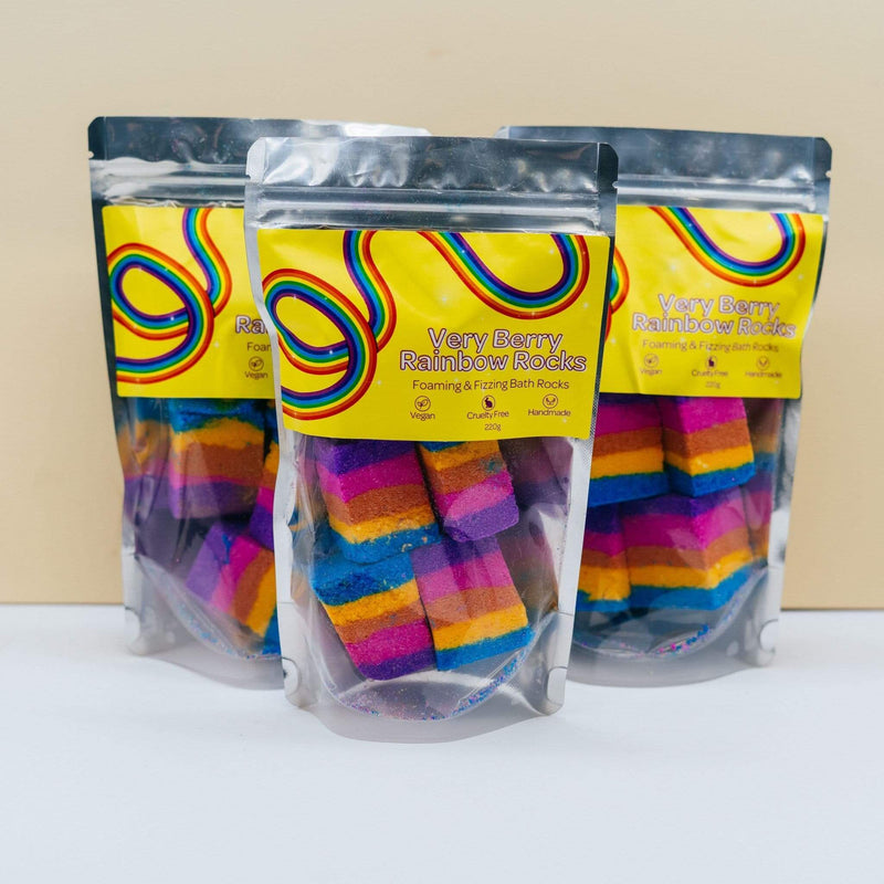 Mixed Berries Bath Rocks 220g