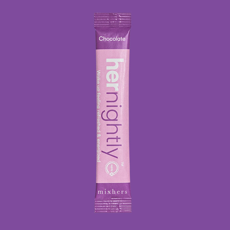MIXHERS Sleep Support Supplement | Chocolate Drink Mix – 15 Sticks