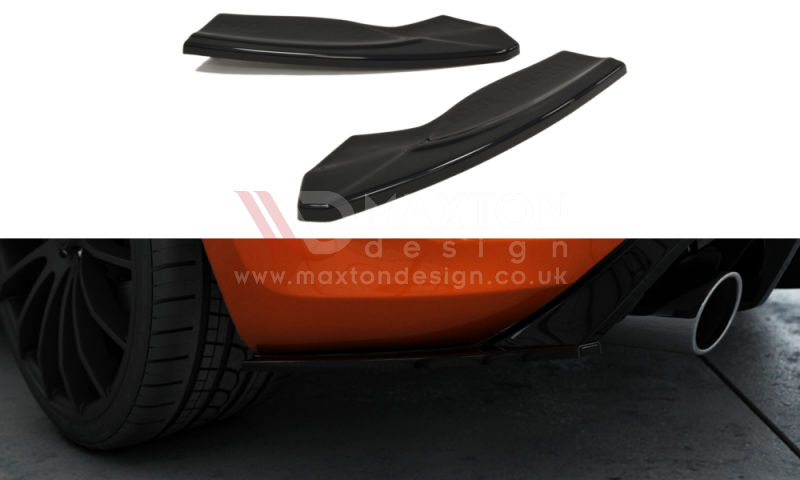 Maxton Design - REAR SIDE SPLITTERS V.2 FORD FOCUS II ST FACELIFT