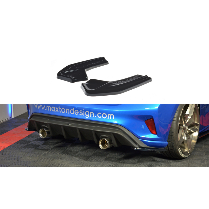 Maxton Design - Ford Focus MK4 ST-Line (2018-UP) Rear side splitters V.2