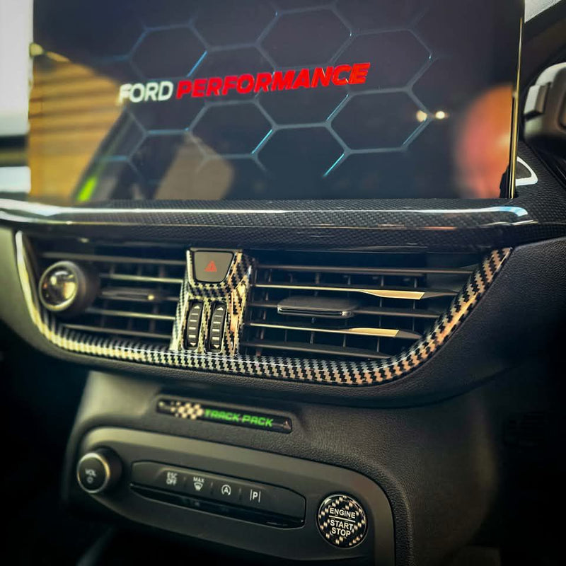 Carbon Fibre Look Air Vent Trim for MK4 / MK4.5 Focus - Sync 4 Models Only | CEUK