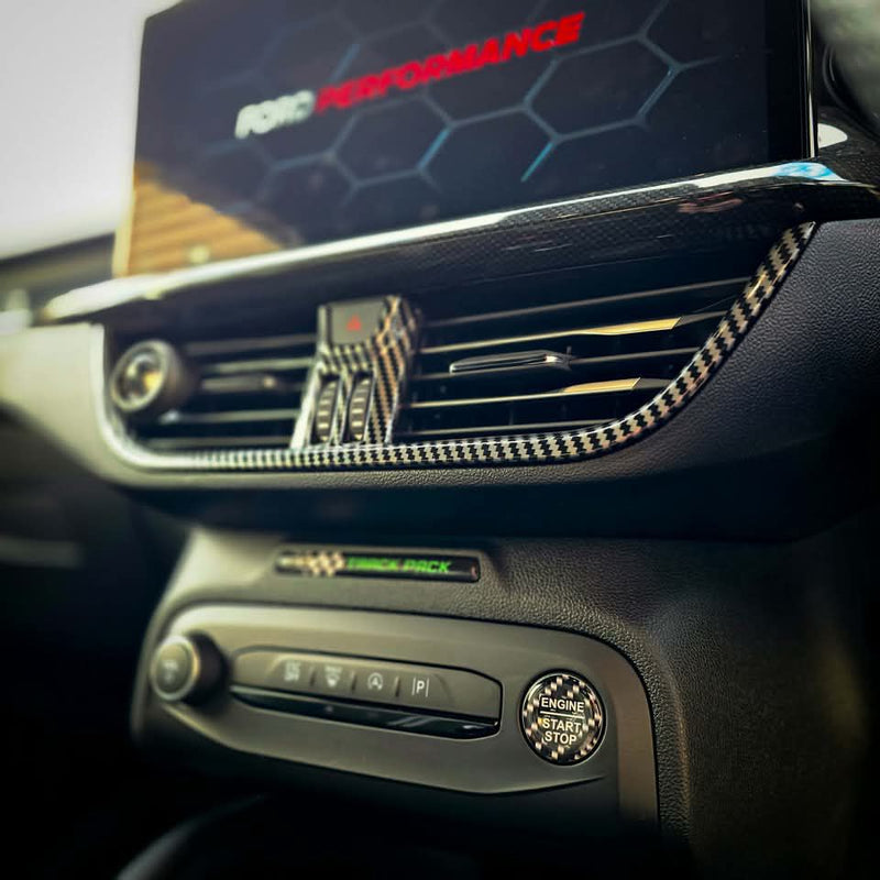 Carbon Fibre Look Air Vent Trim for MK4 / MK4.5 Focus - Sync 4 Models Only | CEUK