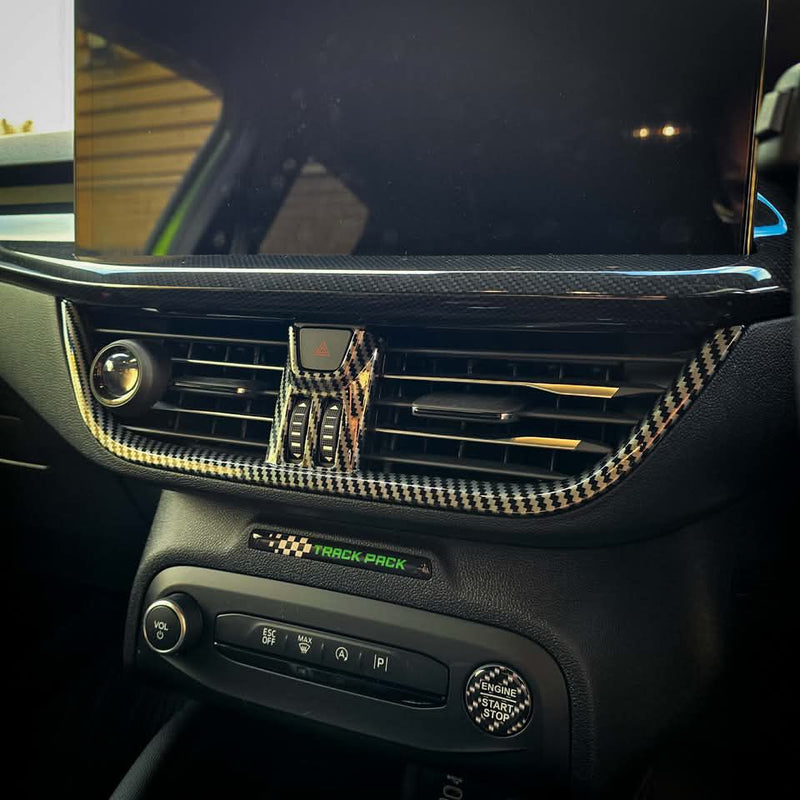 Carbon Fibre Look Air Vent Trim for MK4 / MK4.5 Focus - Sync 4 Models Only | CEUK