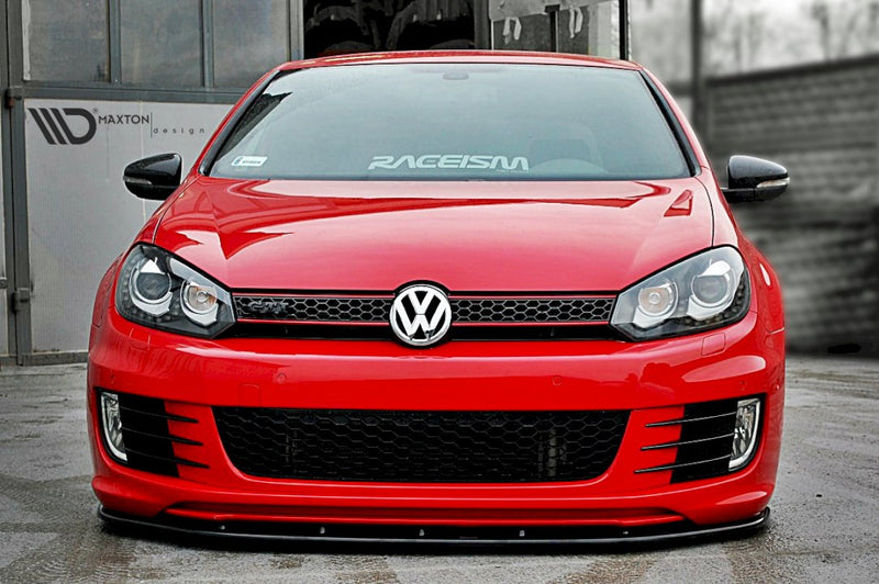 Maxton Design - Front Splitter VER.2 VW GOLF MK6 GTI 35TH