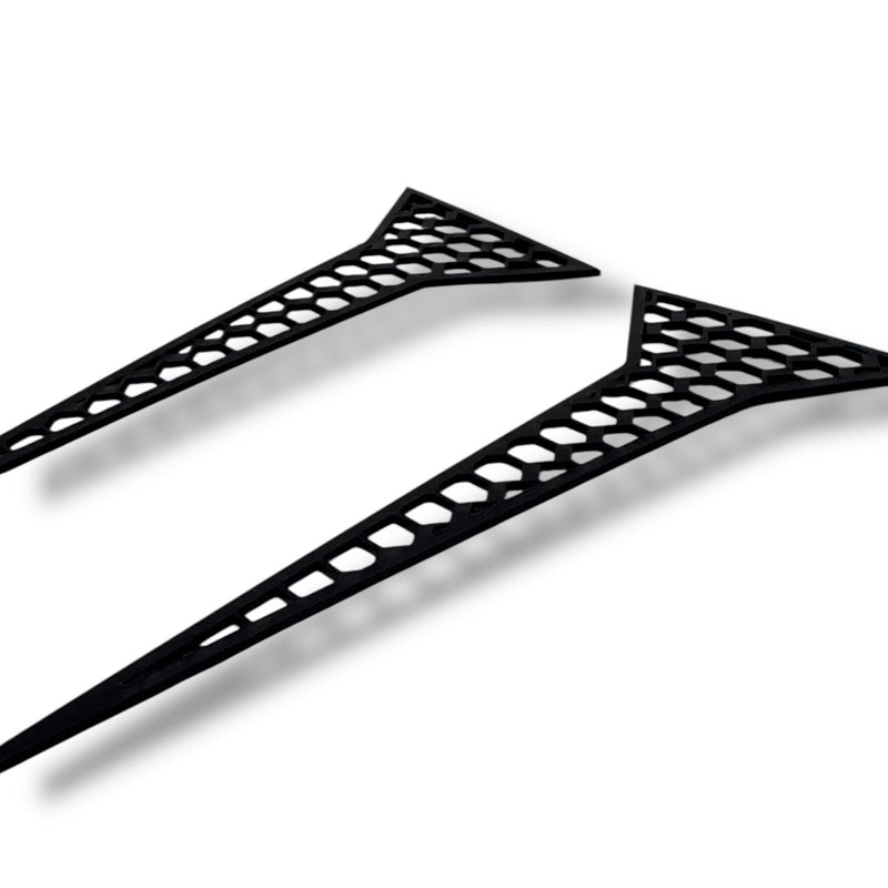 Ford Fiesta MK8 & 8.5 (All Models) Rear Window Side Cover (Hex Design)