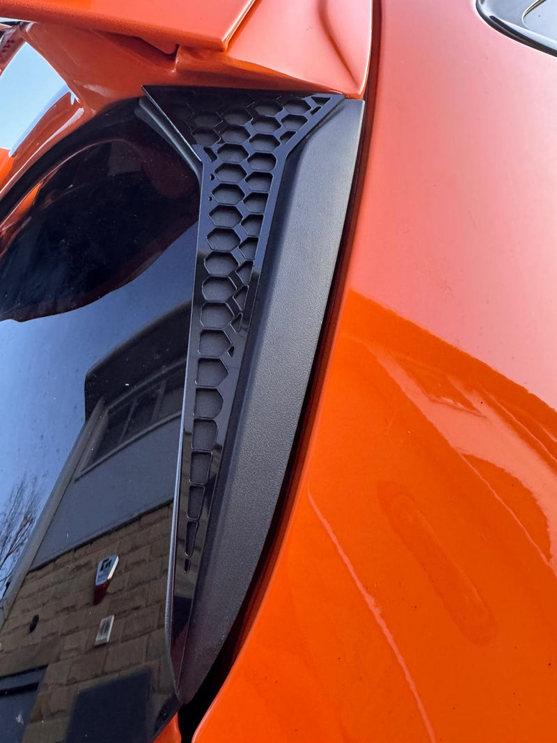Ford Fiesta MK8 & 8.5 (All Models) Rear Window Side Cover (Hex Design)