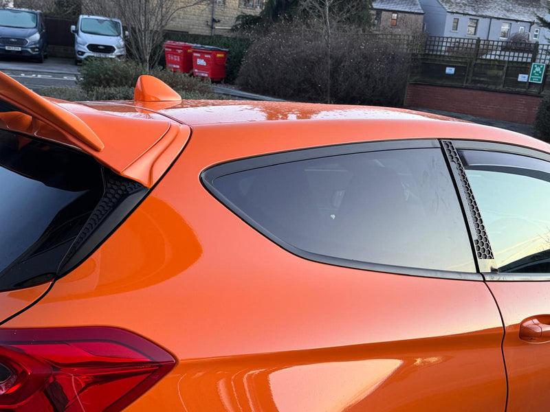 Ford Fiesta MK8 & 8.5 (All Models) Rear Window Side Cover (Hex Design)