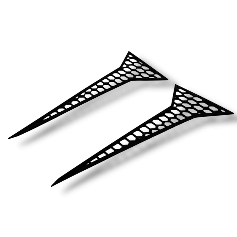 Ford Fiesta MK8 & 8.5 (All Models) Rear Window Side Cover (Hex Design)