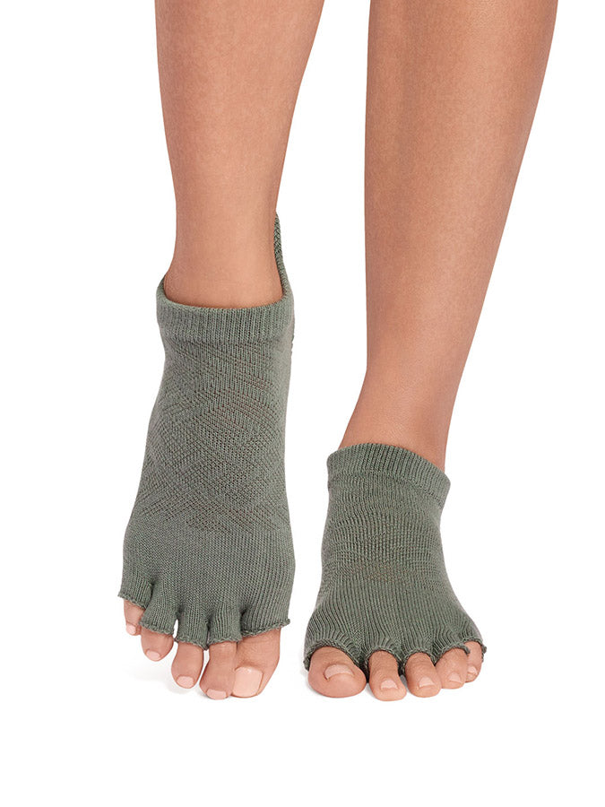 ToeSox Low Rise Half Toe Grip Socks