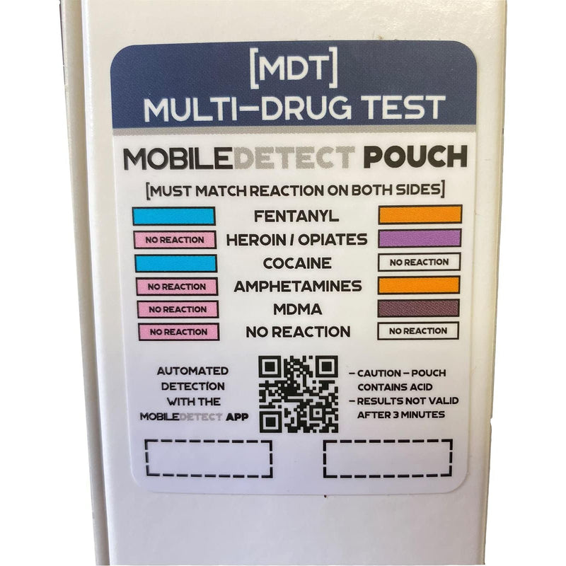 MobileDetect Pouch: Multi-Drug Detection Kit - Rapid Surface Test