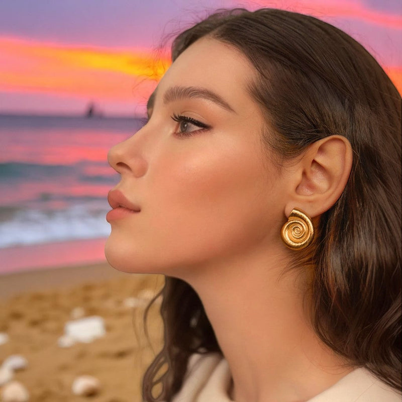 Ibiza Conch Earrings
