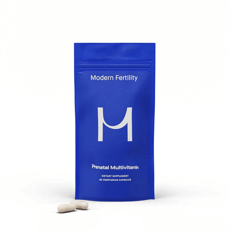 Modern Fertility Prenatal Multivitamin – OB-GYN Developed, 12 Essential Nutrients, 60 Capsules