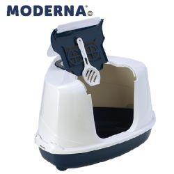 Moderna Corner Hooded Flip Loo Litter Tray