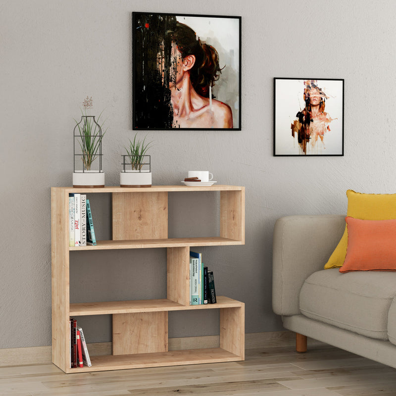 Molly Modern Bookcase Display Unit No.1 Short 89cm