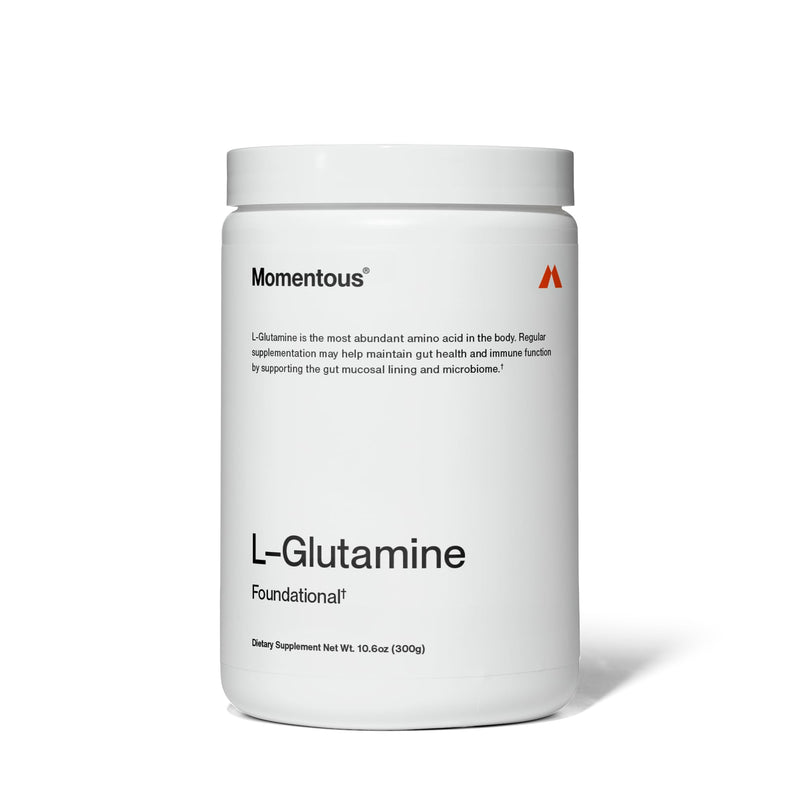 Momentous L-Glutamine Powder – NSF Certified for Sport, 60 Servings