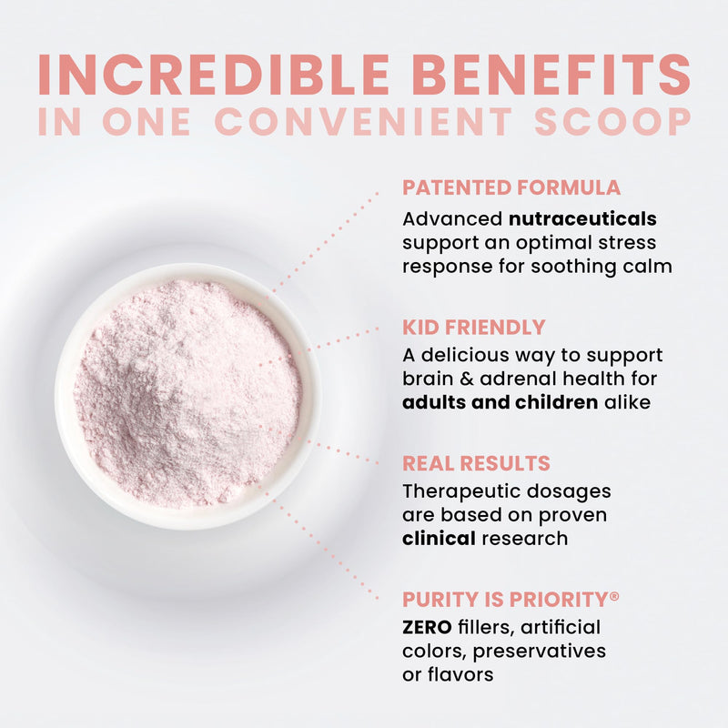 Pure Therapro Rx Just Relax - Watermelon 60 Servings | Supports Relaxed Mood, Healthy Blood Pressure, Emotional Wellness | Myo-inositol; Di-Magnesium Malate, GABA, Taurine, & L-Theanine