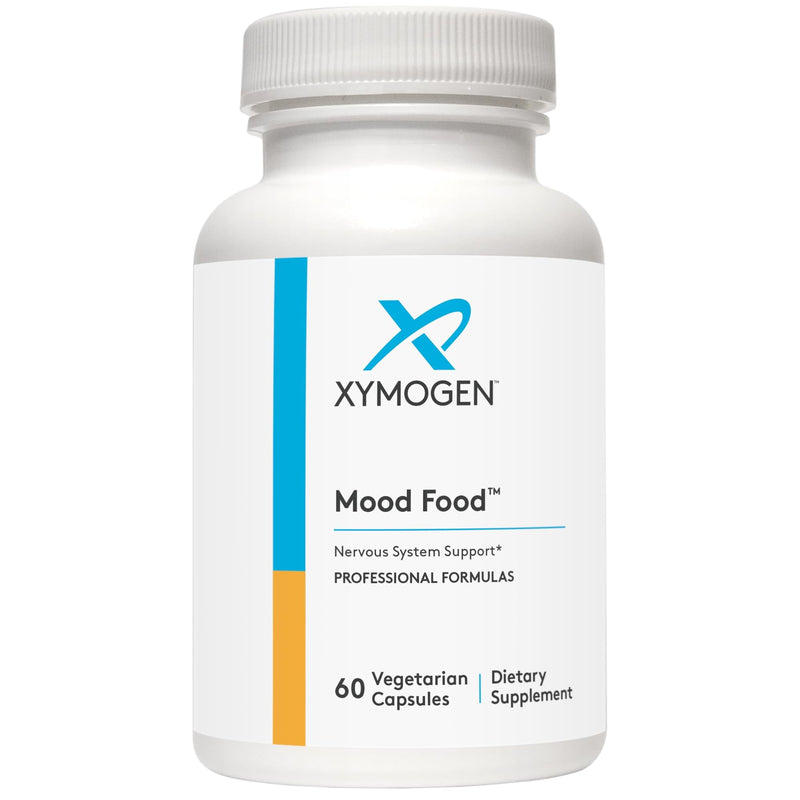 XYMOGEN Mood Food – Mood Support with GABA, 5-HTP & B Vitamins (60 capsules)