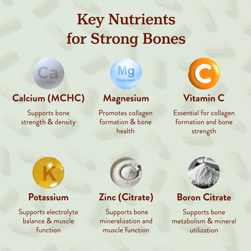 More. Longevity Calcium & Bone Health Supplement – D3, K2 MK7