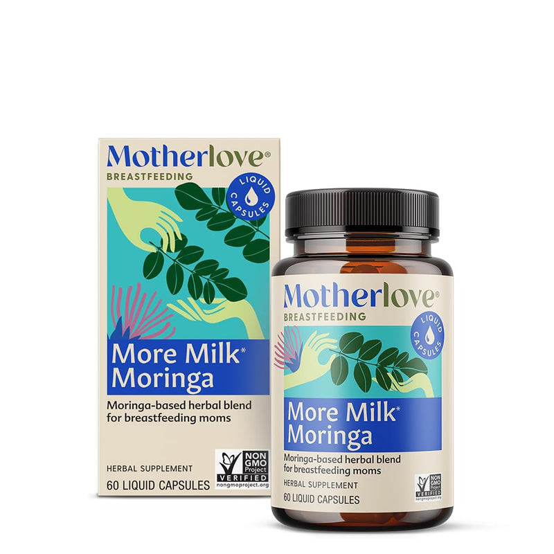 Motherlove More Milk Moringa – Lactation Supplement (Vegan, Non-GMO)