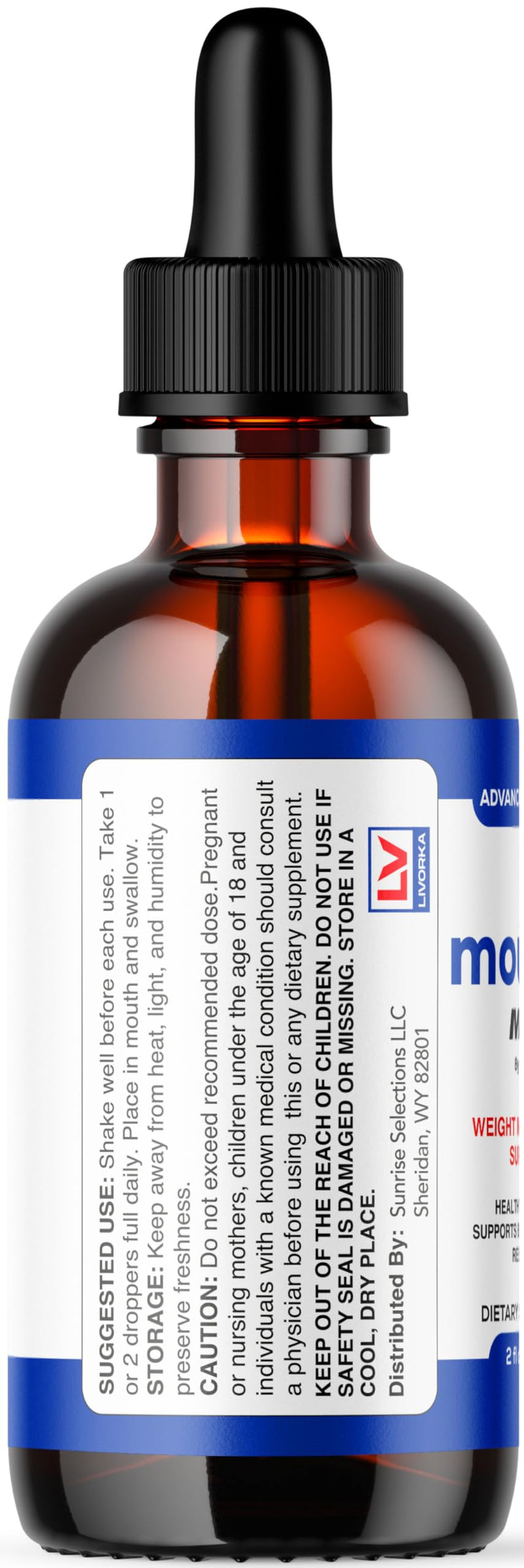 (2 Pack) Mounfit Drops Max – Official Moun Fit Drops Max Liquid Supplement, Maximum Strength