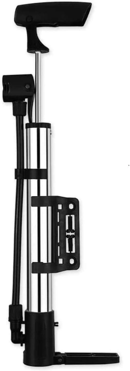 12 Inch Portable Bike Pump with Presta and Schrader Valve