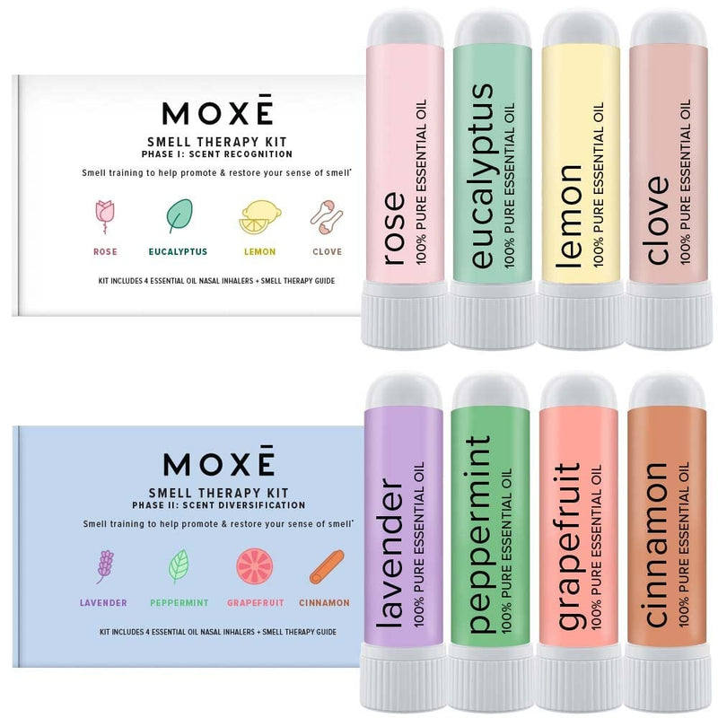 MOXĒ Smell Training Kit – Made in USA, 8 Essential Oils (Phase 1 & 2)