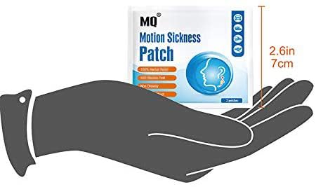 MQ Motion Sickness Patch – 50 Count, Non-Drowsy Behind-Ear Patches for Travel