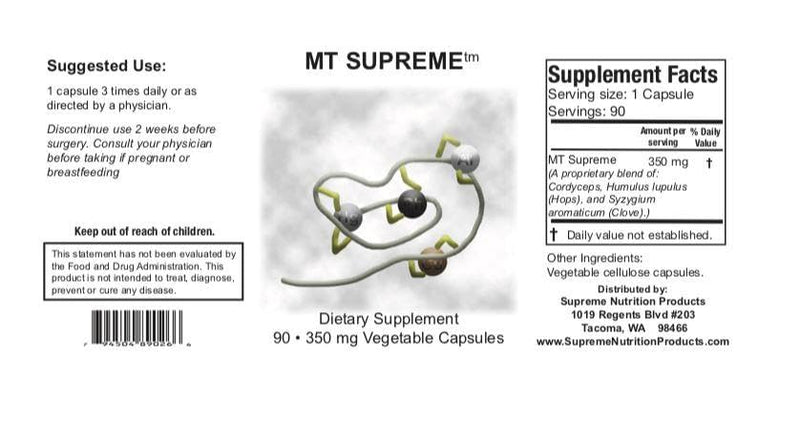 Supreme Nutrition MT Supreme – 90 Pure Herbal Capsules (Pack of 2)
