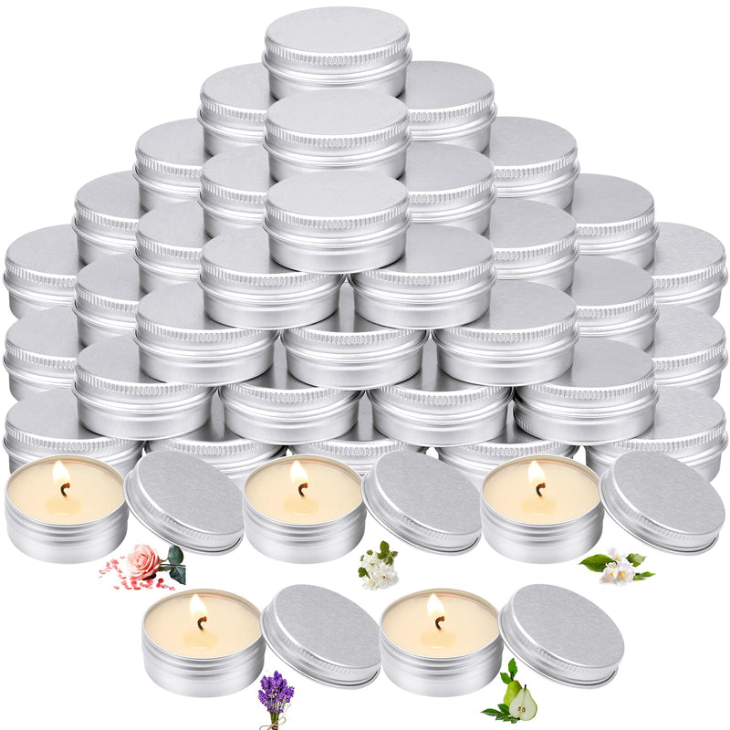MTLEE 50 Pcs Wedding Scented Candles Gift Tin | Aromatherapy Wedding Favors