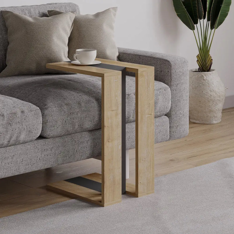Muju Modern C Shape Table Multipurpose H 57cm