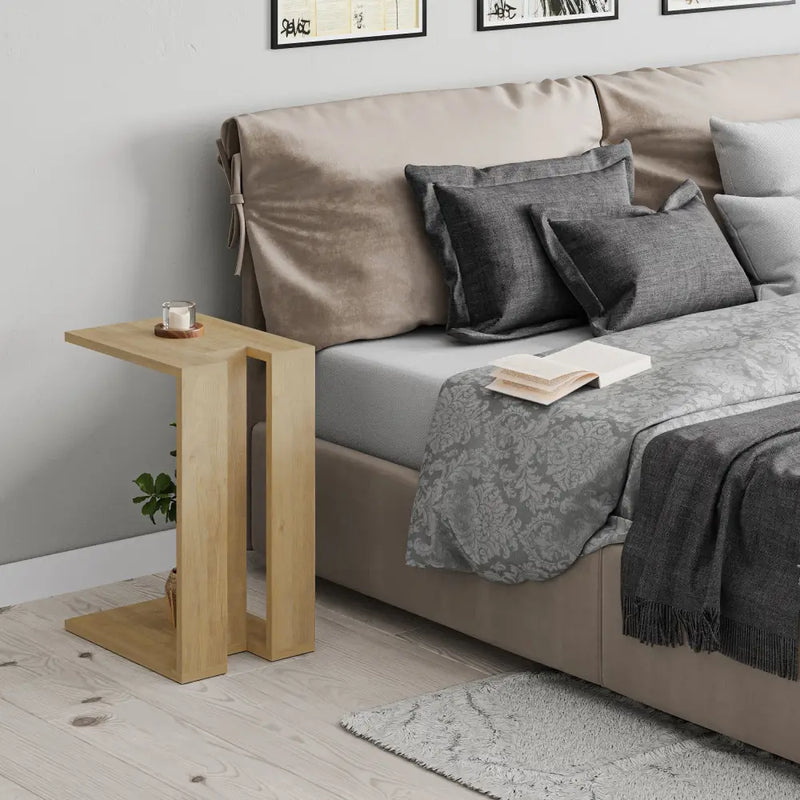Muju Modern C Shape Table Multipurpose H 57cm