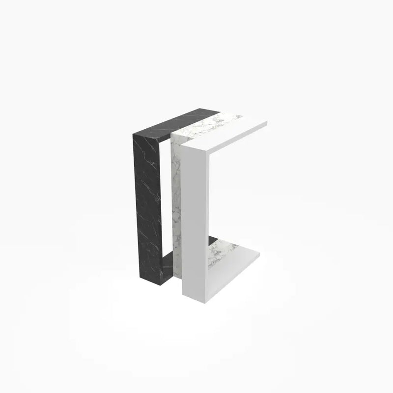 Muju Modern C Shape Table Multipurpose H 57cm